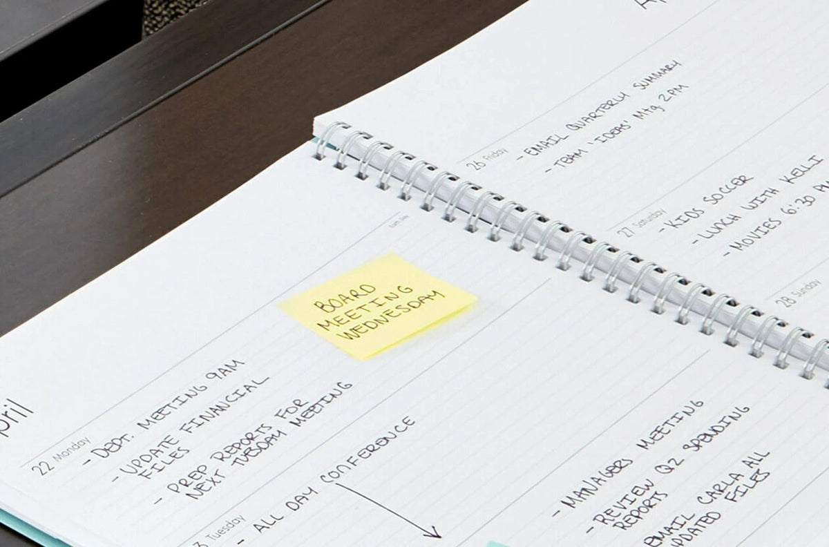 Post-it Notes Canary Yellow 1.6" x 4.6" (Set of 12)
