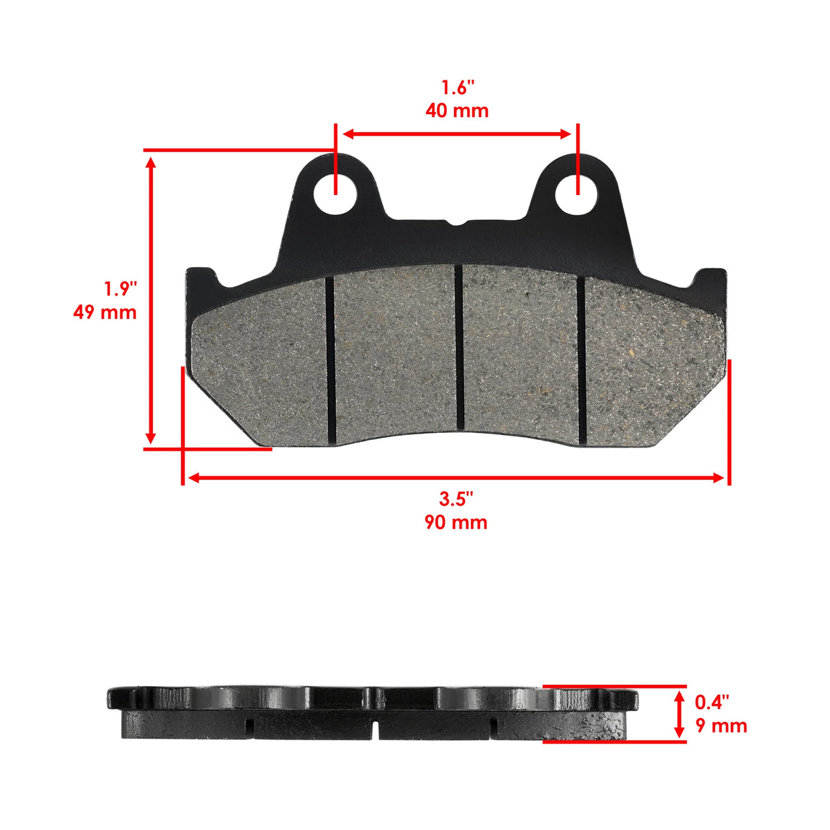 Front Brake Pads for Honda VF500F Interceptor (1984–1986) HU1428MP111LR