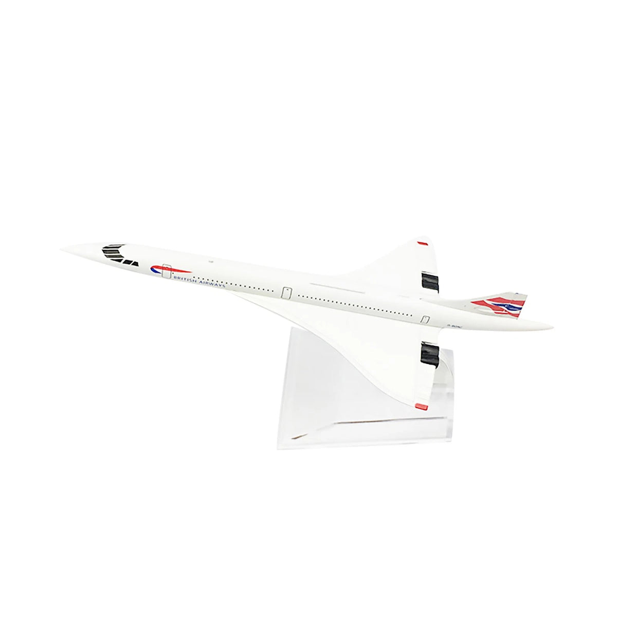 Diecast Concorde Model Airplane 16cm for British F-BVFB