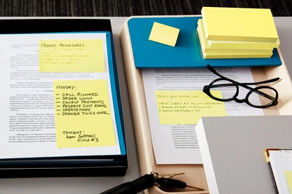 Post-it Notes Canary Yellow 1.6" x 4.6" (Set of 12)