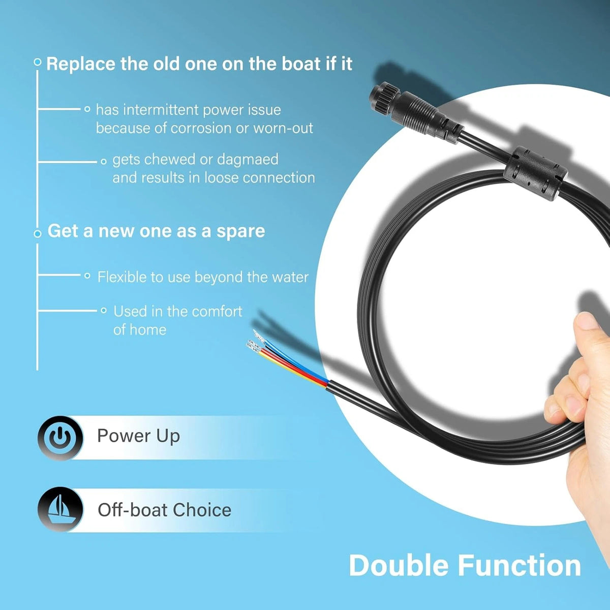 2M Power Cable for Simrad NSE (000-00128-001)