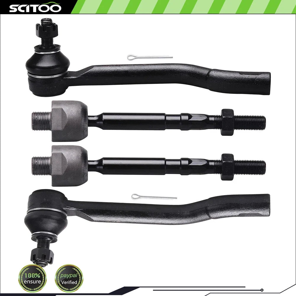 Tie Rod End Links Inner Outer for Honda Civic/Insight 2016-2019