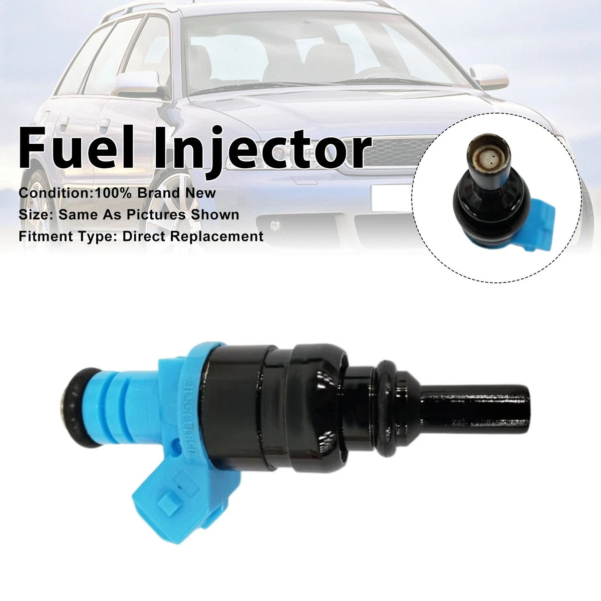 1Pcs Fuel Injector for Audi A4 (1994–2008) 058133551F