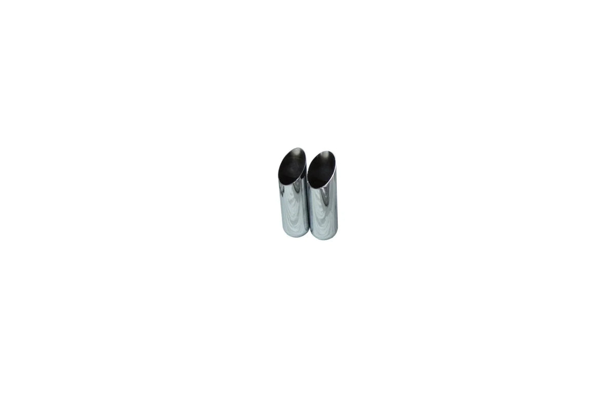 Dual Exhaust Kit Y Pipe for Dodge Ram 1500 (1994–2003) 2.5" Slash Tips