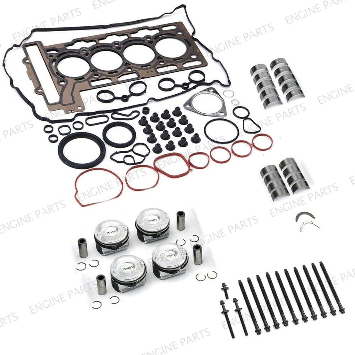 Engine Overhaul Timing Kit VVT for Mini Cooper JCW R55-R59 (N14B16A) 11 31 4 609 482, 11 36 7 545 862, 11217588996, 11257576973