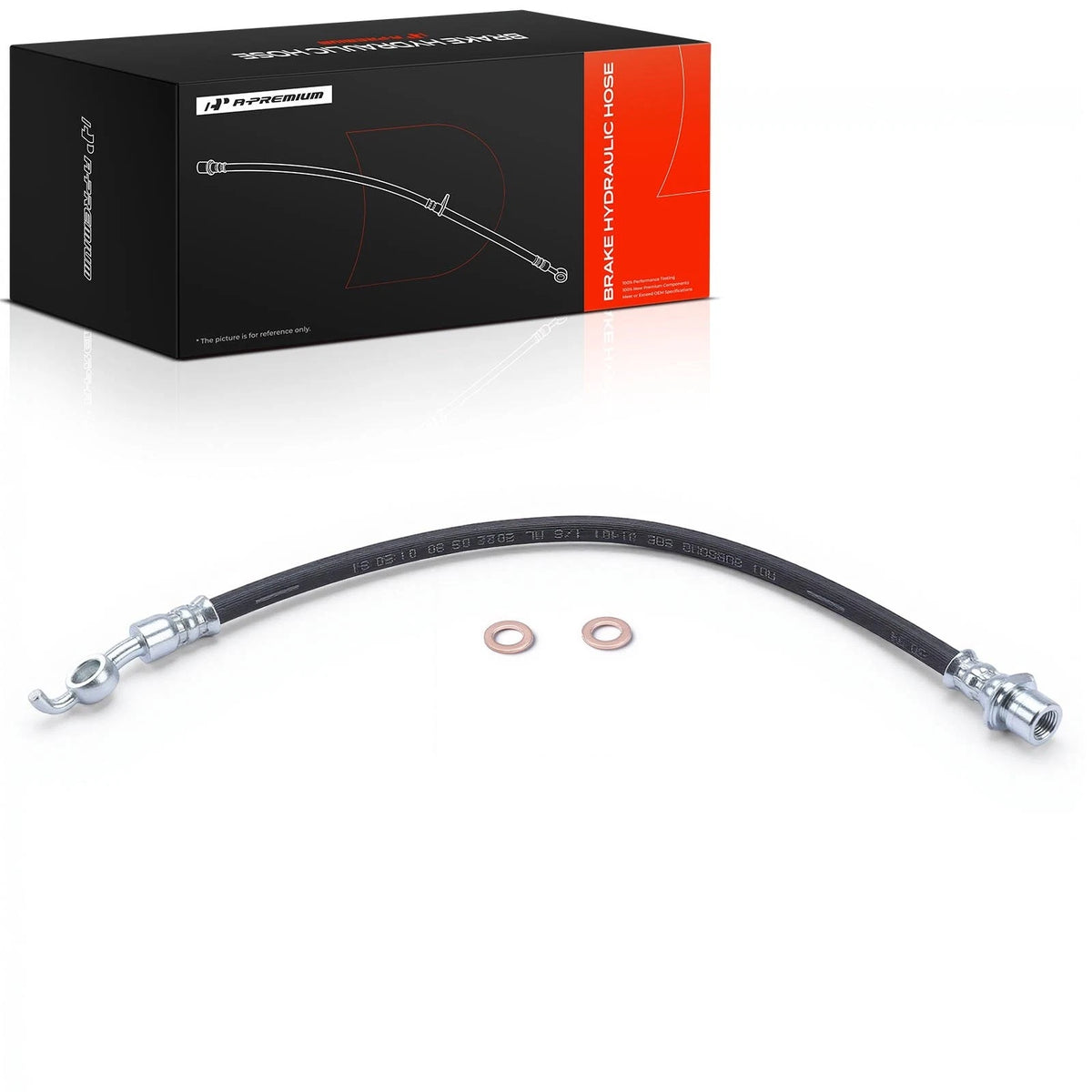 Set of 2 Rear Brake Hydraulic Hoses for Lexus IS250 IS350 (2006–2015) 9094702F71, 2202827