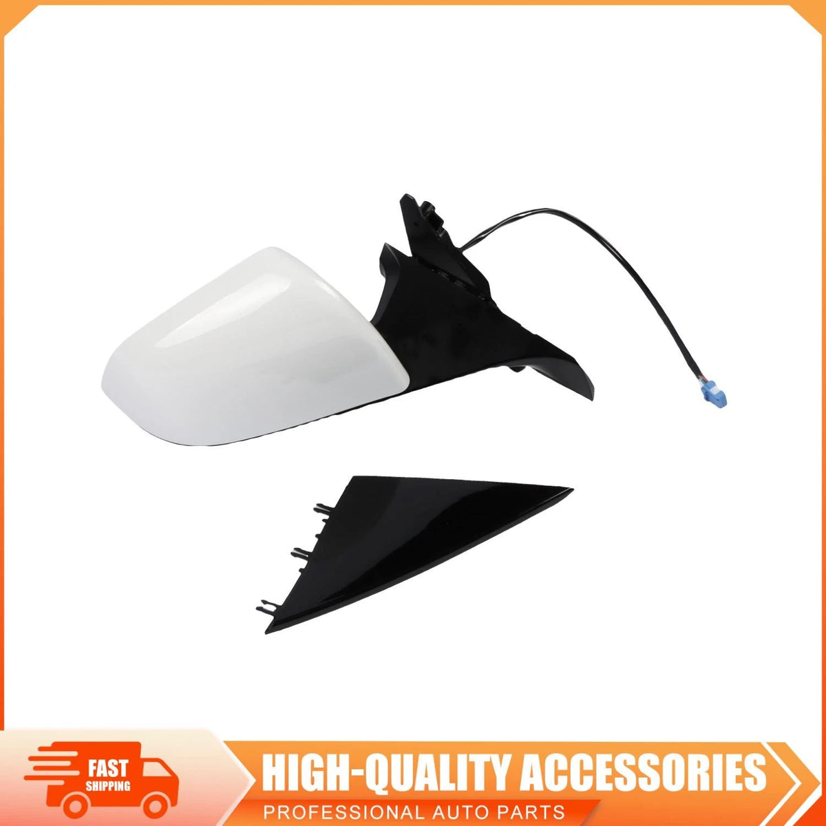 Right Passenger Side Mirror for Tesla Model Y (2020–2023) Power Fold Heated White