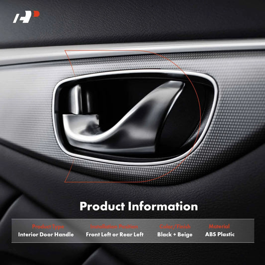 Driver Interior Door Handle for Jeep Patriot (2007) 1BY93DKAAA, 1BY93DK7AA, 81591