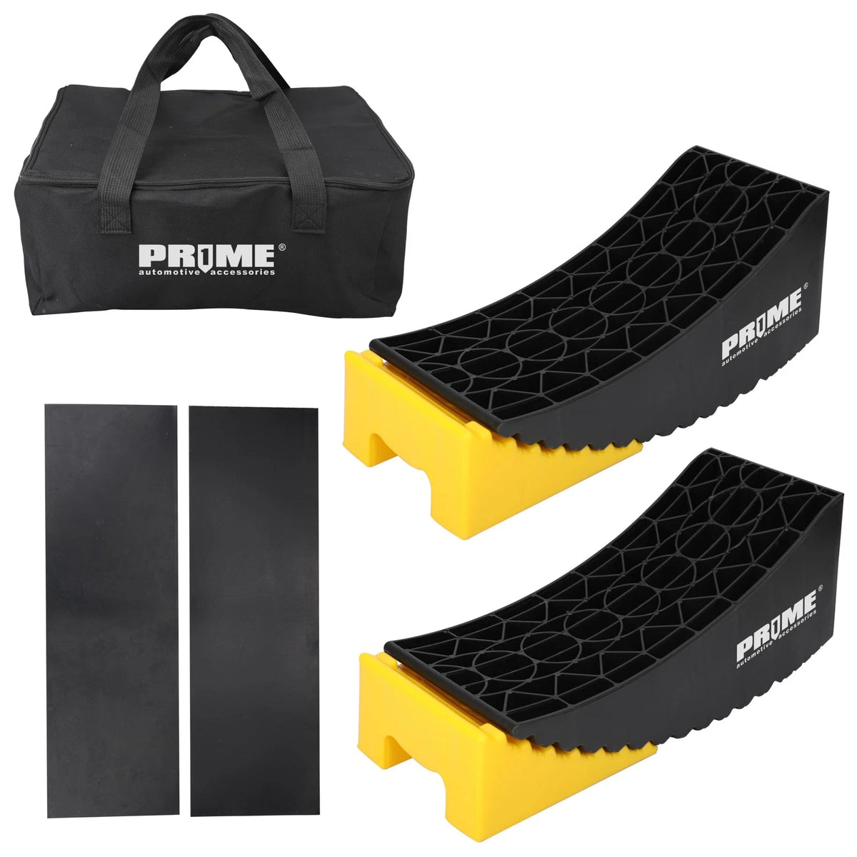 Set of 2 Heavy Duty RV Levelers & Wheel Chocks for Trailers, Campers