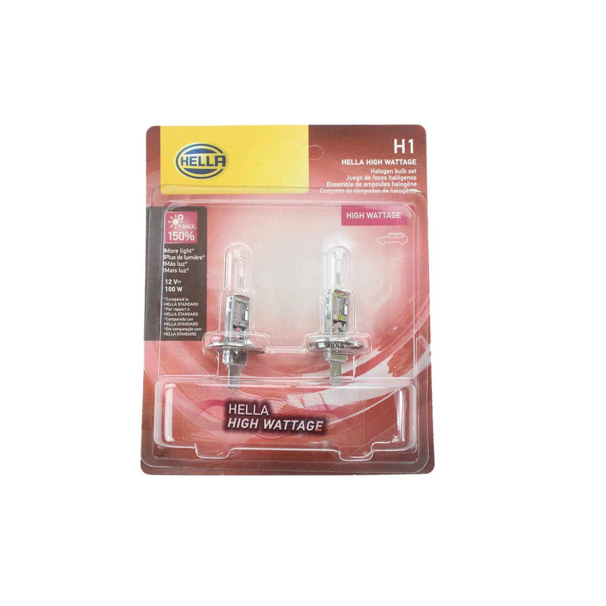 100W Hella H1 Multi-Purpose Light Bulb for Automotive Use