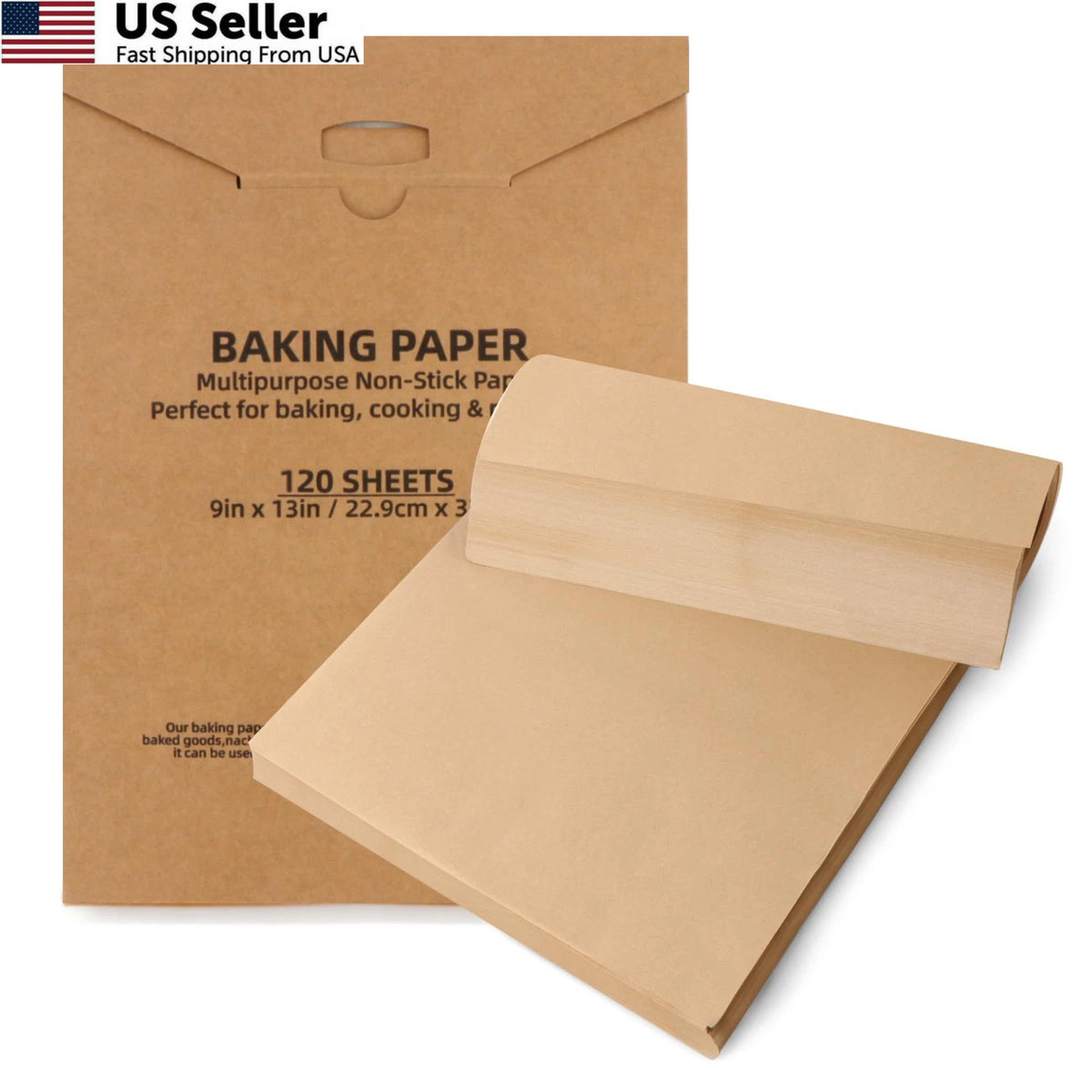 120 Pcs Parchment Paper Sheets 9 x 13 Inch