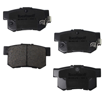 Set of 4 Rear Ceramic Brake Pads for Acura Honda Suzuki