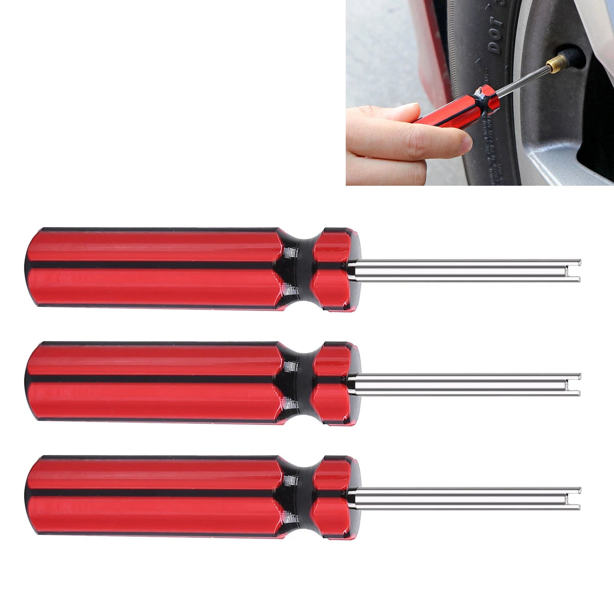 3X Valve Stem Core Remover Tool for Car (6523339)