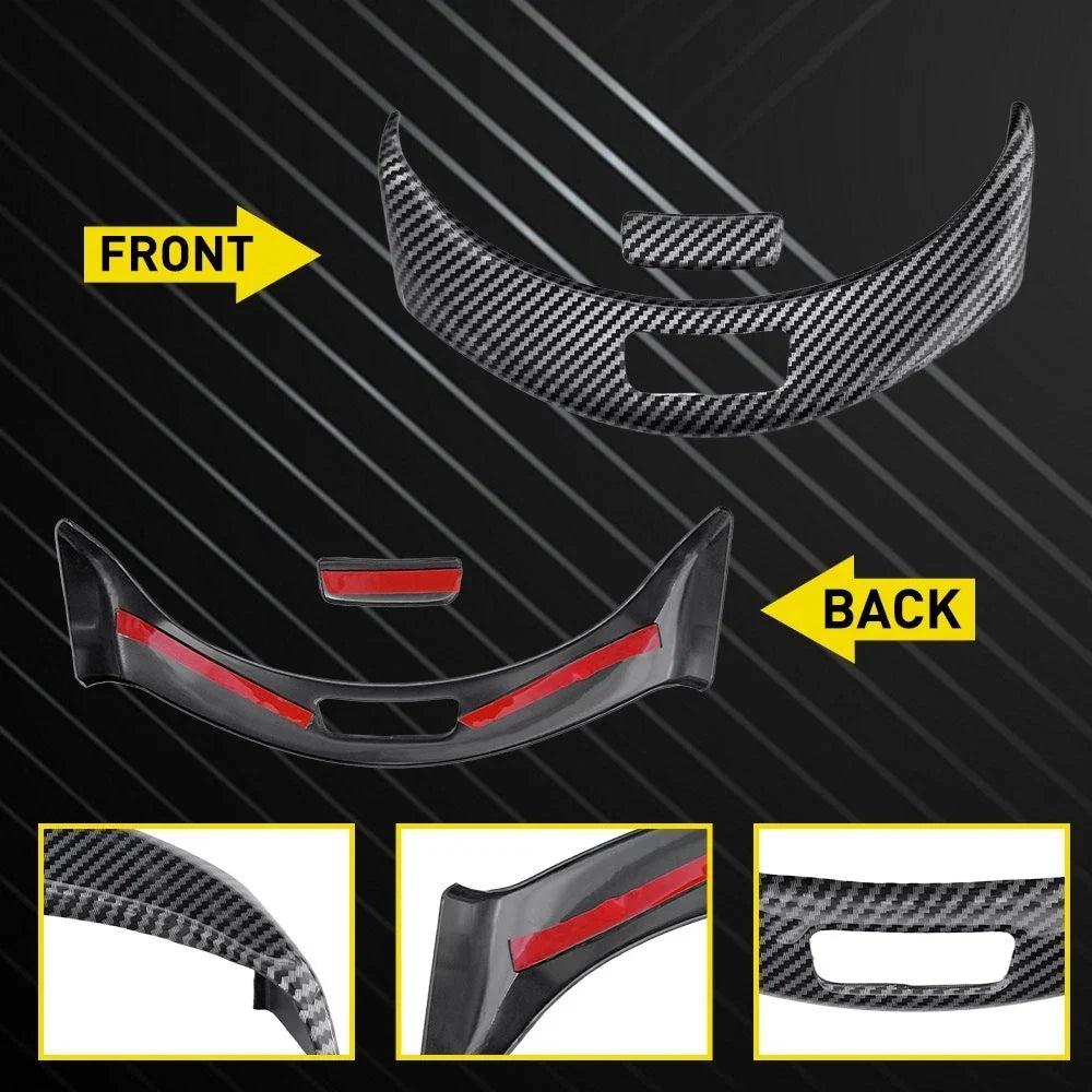 Console Button Trim in Carbon Fiber for Benz C-Class (2015–2020)