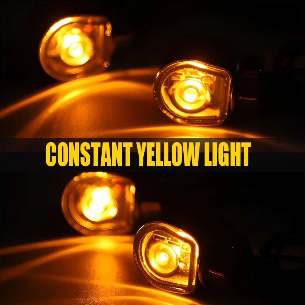 2X LED Mini Lamp Turn Signals for Universal Motorcycles