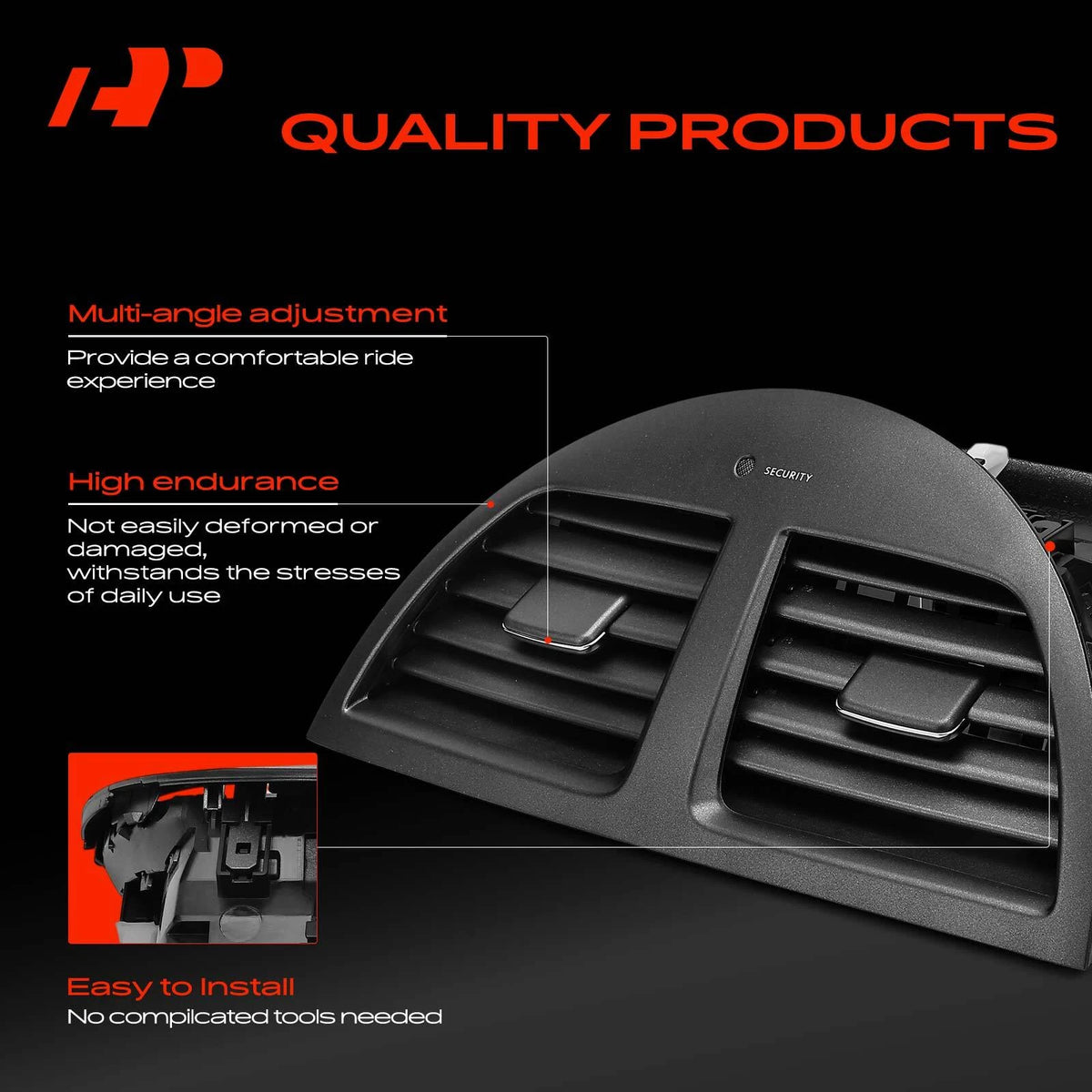 Center Dash AC Heater Air Vent for Lexus ES350 (2007–2009) 55660-33200, 55660-33900