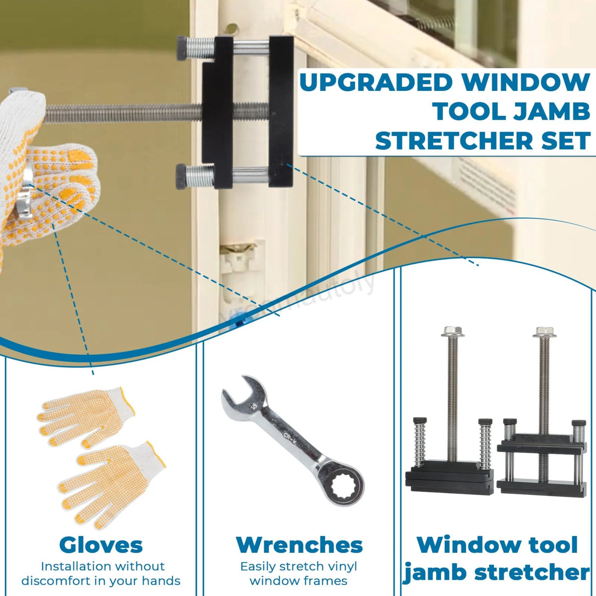 Vinyl Window Spreader Jamb Stretcher for Upgrade
