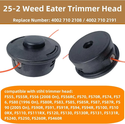 3X Trimmer Heads for Stihl AUTOCUT 25-2 (Weed Eaters)