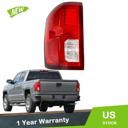 Red Tail Light for Chevrolet Silverado 1500 (2016-2018) Left Driver Side