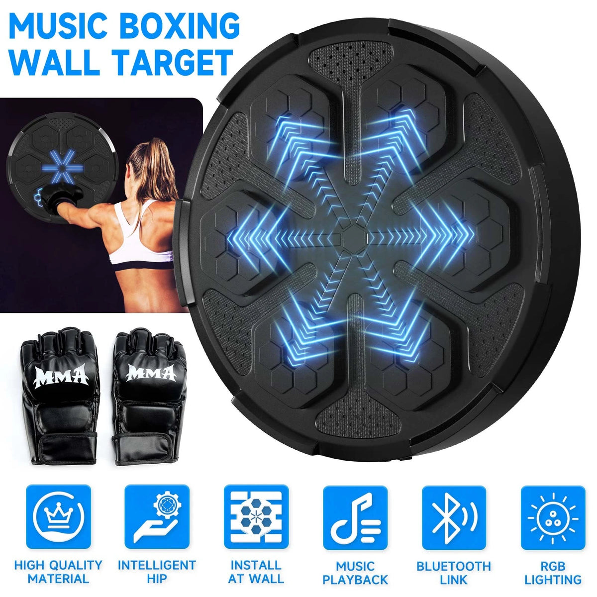 Wall Mount Boxing Target for Indoor React Exercise Machine