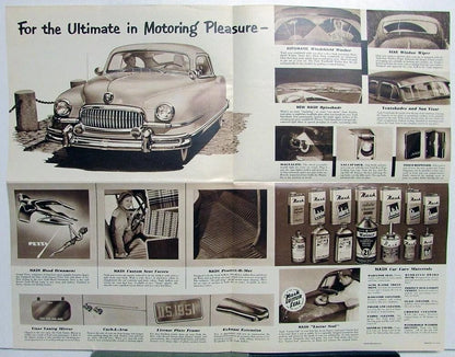 Nash Ambassador Statesman Rambler Accessories Sales Folder (1951)