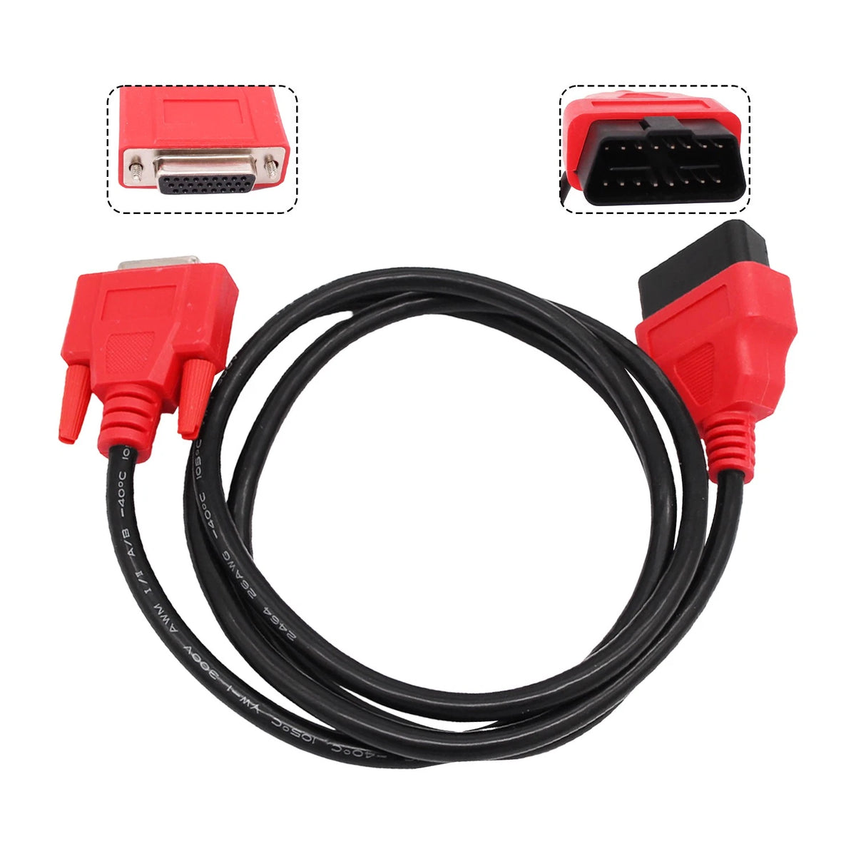 OBD2 Data Cable Set of 2 for Snap on SOLUS ULTRA DA-4 (EAX0068L00C, EAX0068L10B)