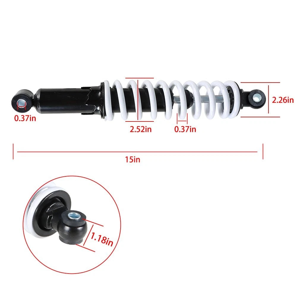 14" Rear Shock Absorber for ATV Quad Buggy Pit Dirt Bike (110cc, 125cc, 150cc)