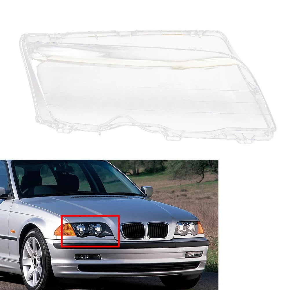 Headlight Lens Cover for BMW 3 Series E46 (1998–2001) Right