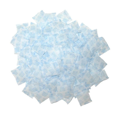 100 Packets Silica Gel Desiccant 2 Gram for Moisture Control