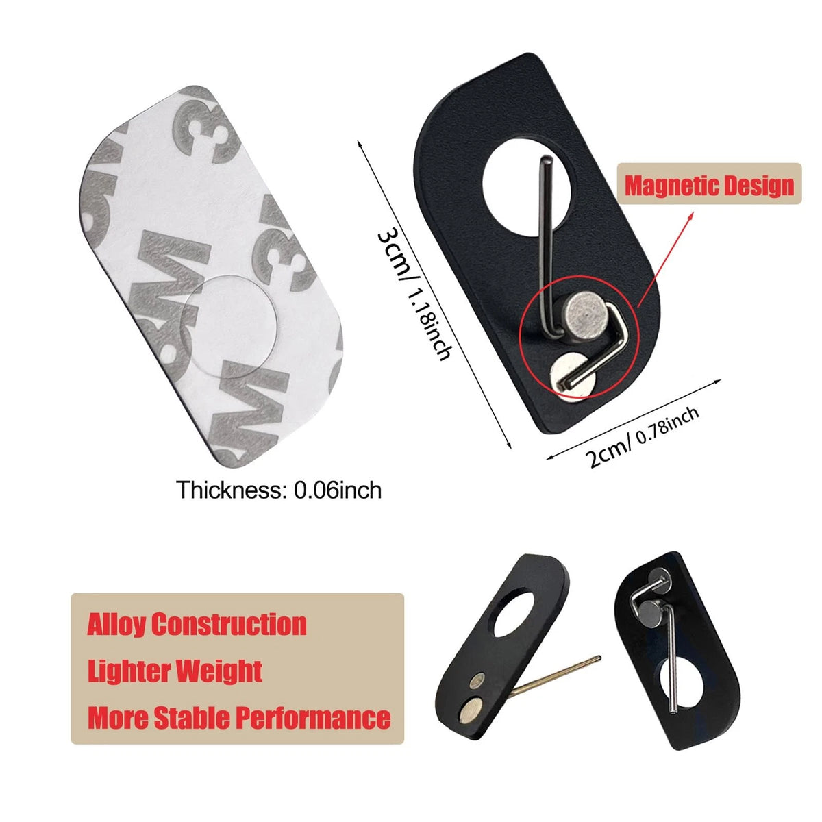 4Pcs Magnetic Arrow Rest for Archery
