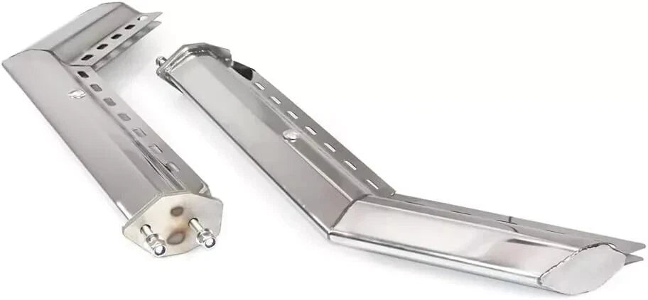 Set of 2 Chrome Spring Loaded MudFlap Hangers for AGP-CHMFHA