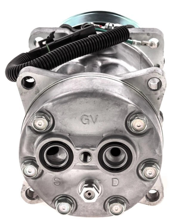AC Compressor SD7H15 for - 8 Groove Poly Clutch, 12V