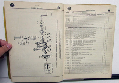Power Unit Parts & Service Catalog for International Harvester UD-14A (1953)