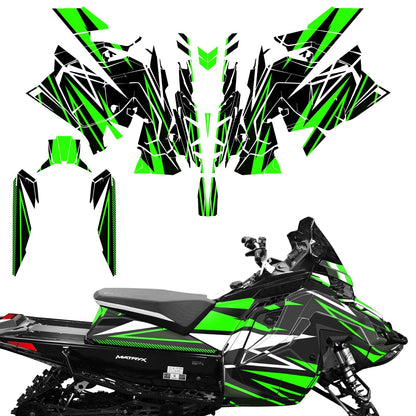 SLED Graphics Decals Stickers for Polaris Matryx Indy Assault (2020)