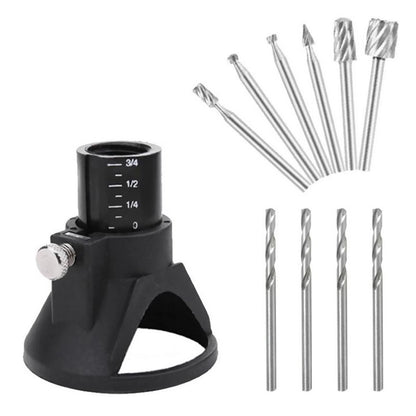 Large Window Rotary Tool with 10 Drill Bits