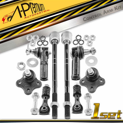Set of 8 Ball Joints & Sway Bar Tie Rods for Ford Contour Mercury (1995–2000) - 1S8Z3050AA, F5RZ3078B, F5RZ3079B, F8RZ3078BA, F8RZ3079BA, K8683, K80458, ES3470, ES3471, EV320