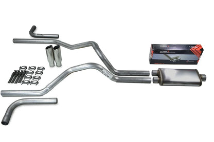 Dual Exhaust System 2.5" for Dodge Ram 1500 (1994–2003) with Flow II Tips