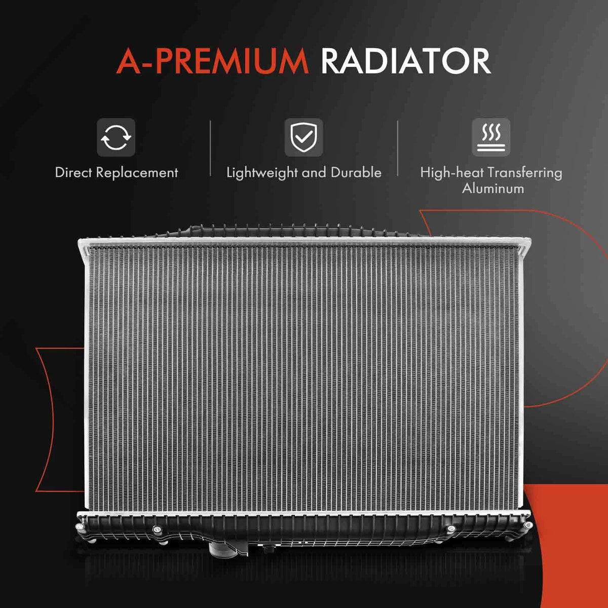 A-Premium Radiator with Transmission Oil Cooler for Lexus RX350 RX450h (2016–2020) 164000P510, 13596