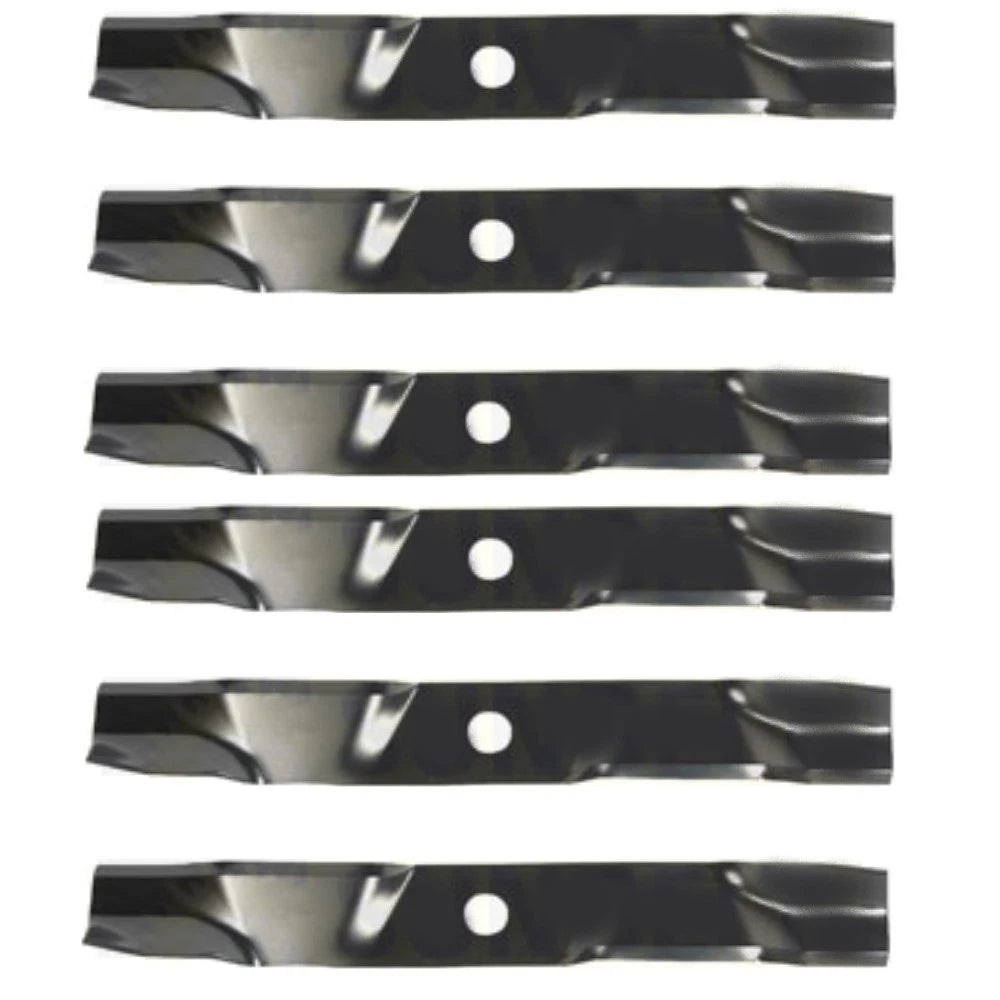 6 Mulch Blades for Exmark Models (18" X 15/16")