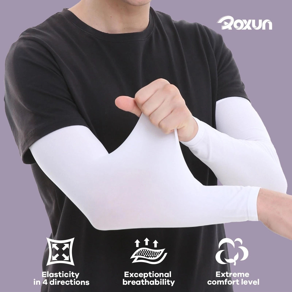 Cooling UV Sun Protection Arm Sleeves for Men/Women