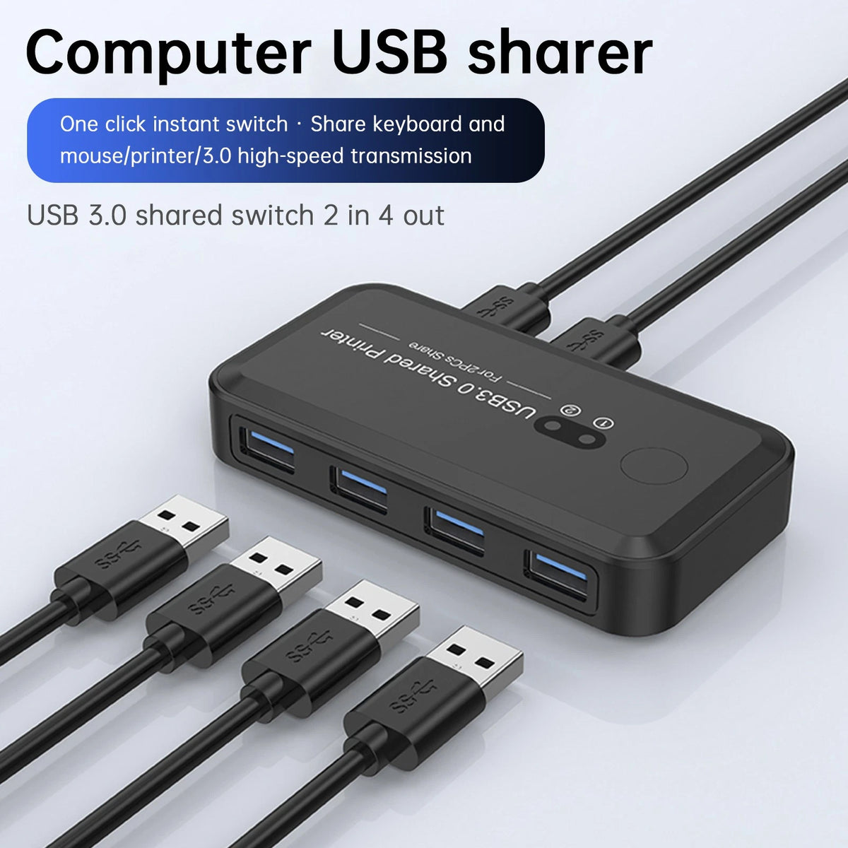 USB3.0 Switcher for Dual Computers (E201-B091)