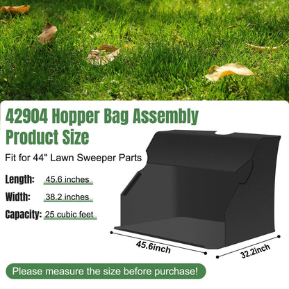 44" Tow Lawn Sweeper Replacement Hopper Bag Assembly for Agri-Fab