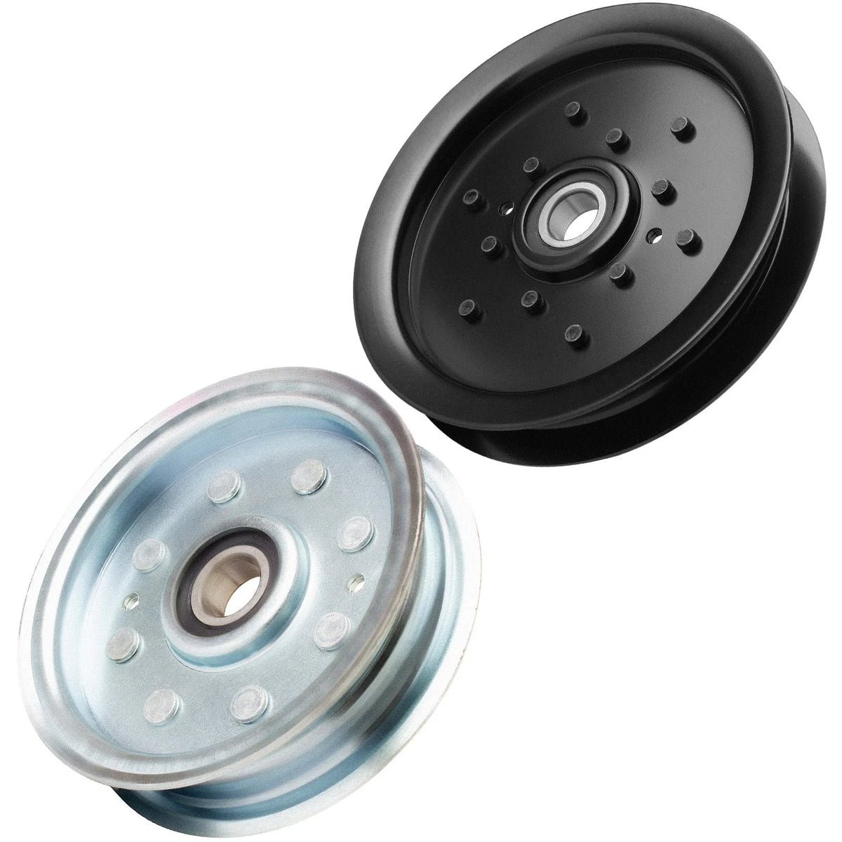 Flat Idler Pulley 2 Pack for Zero Turn Mower