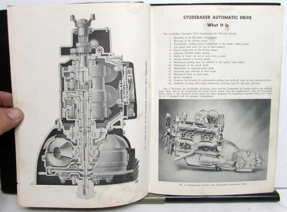 Automatic Drive Service Shop Manual for Studebaker (1952–1954)