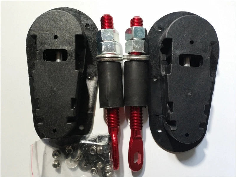 Flush Mount Hood Latch Pin Locking Kit for Universal Racing Car