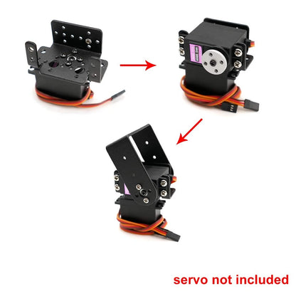 2 Sets Pan Tilt Servo Mount Bracket for MG996R S3003 Robot Car
