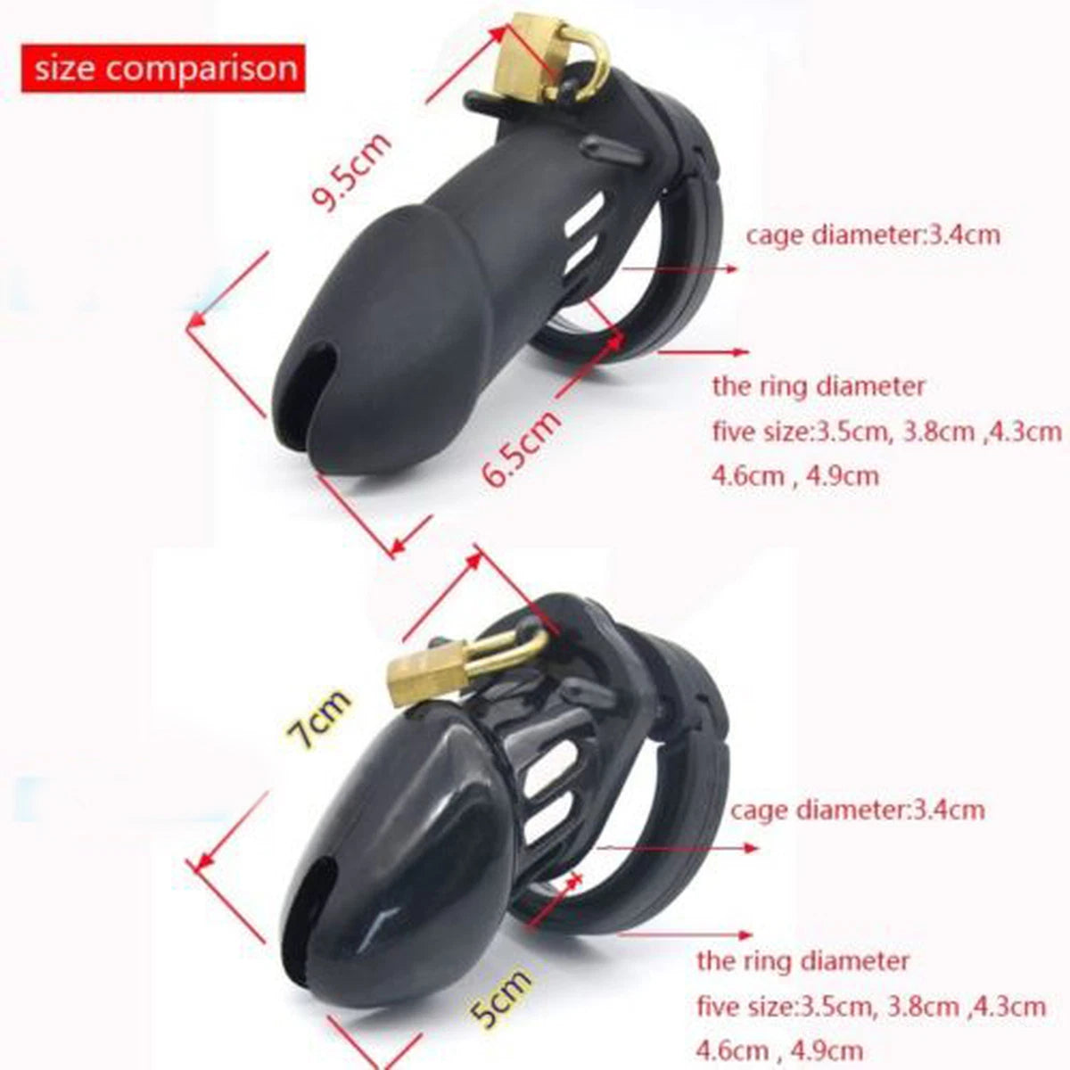 Chastity Cage Belt for Male Restraint (BDSM Device)