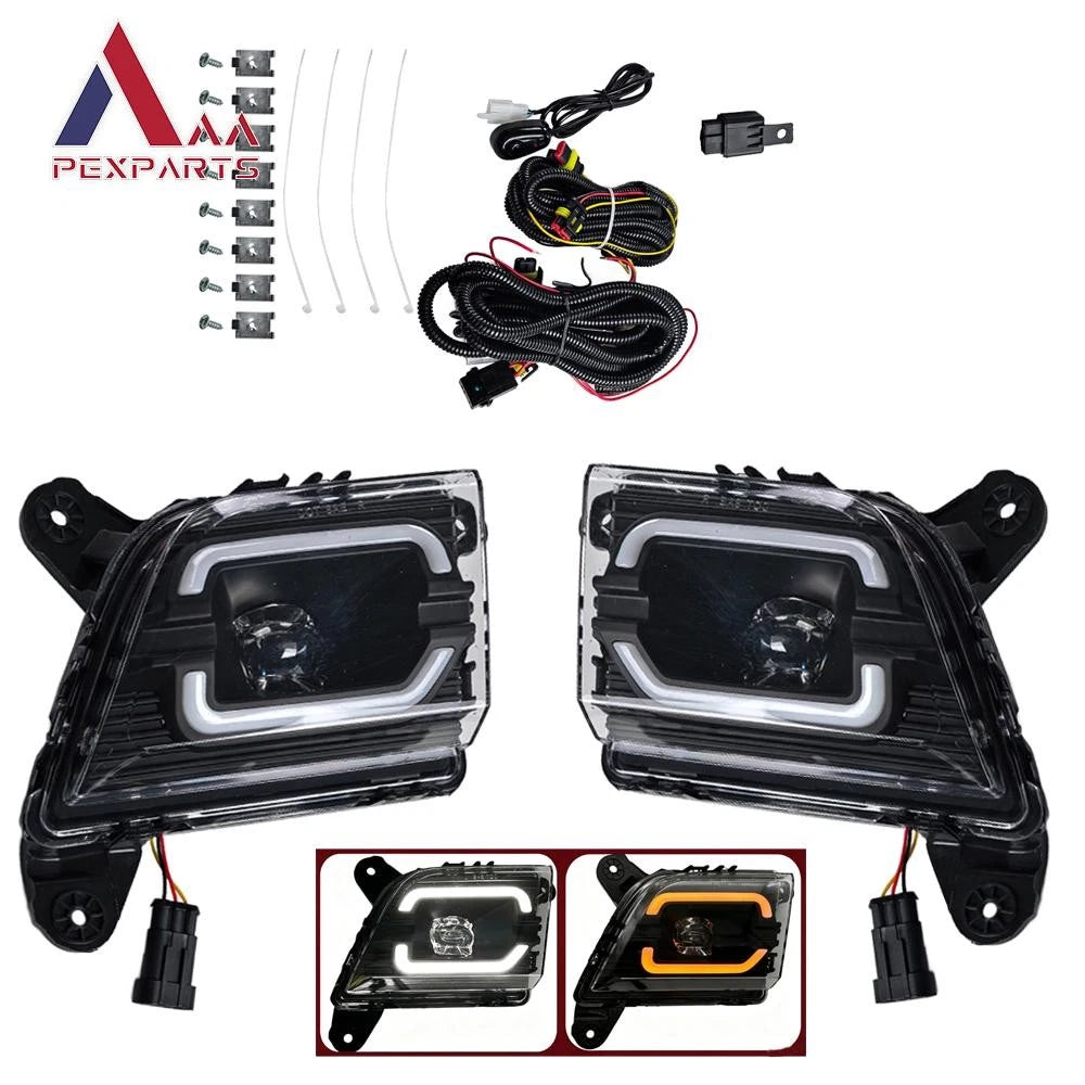 LED Fog Lights for Chevy Silverado 1500 (2019–2022) 84125494, 84962680