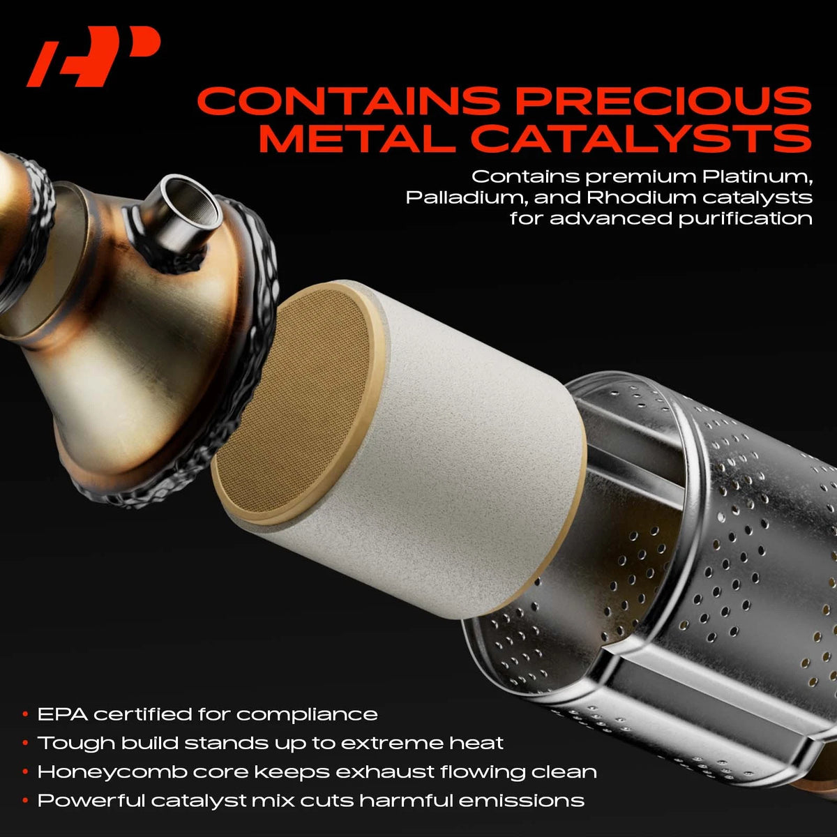 A-Premium Catalytic Converter for Chevrolet Express 3500 GMC Savana 3500 (2008–2013) 645781