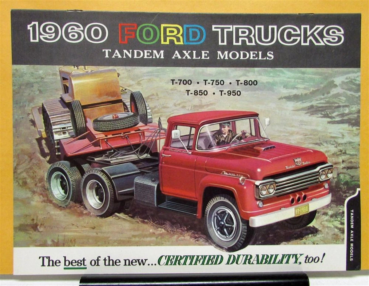 Sales Brochure for 1960 Ford Truck Model T 700 750 800 850 950